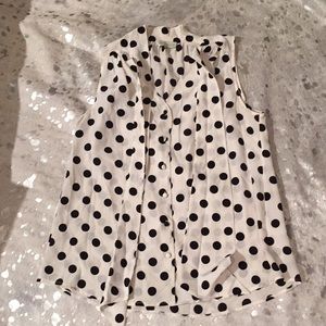 Silk blouse with tie front